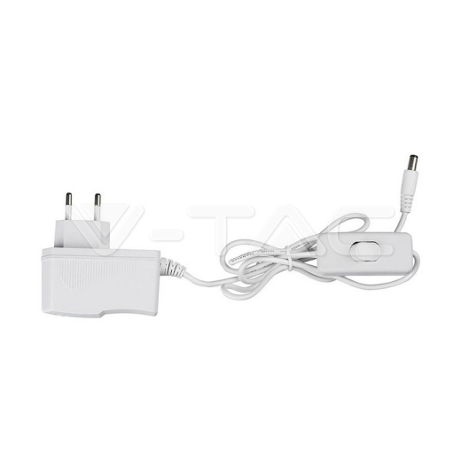 20W LED Designer Table Lamp with EU Plug Cord + Switch Black 3000K - 6