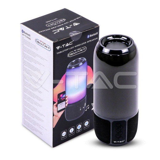 Lámpara de mesa LED 2*3W Altavoz color negro - 10