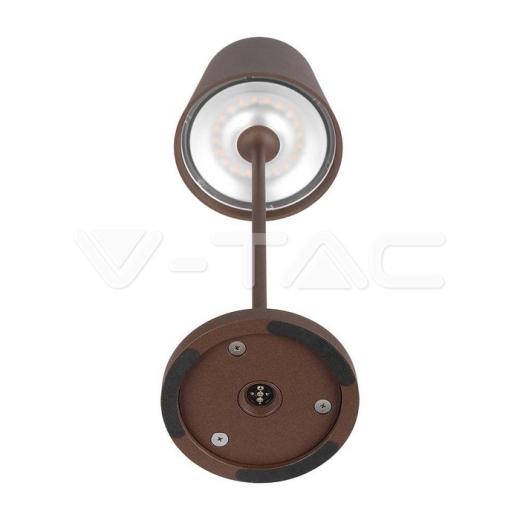 Lámpara de mesa LED 2W (Batería 4400mA) IP54 Corten 3000K - 5