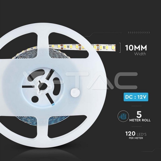 LED Strip SMD5730 120 LEDs High Lumen 6400K IP20 - 9