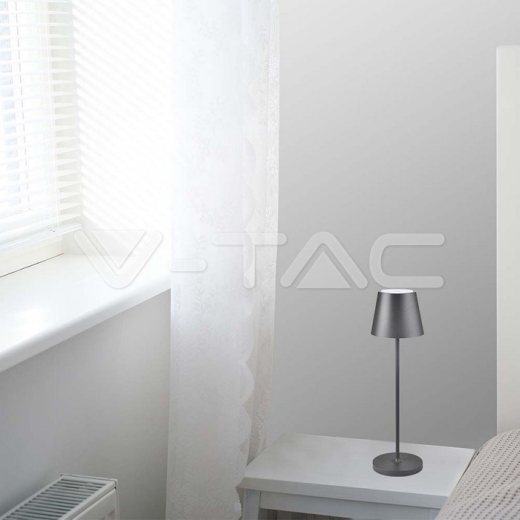 2W LED Table Lamp (4400mA Battery) IP54 Green Body 3000K - 14