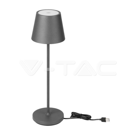 2W LED Table Lamp (4400mA Battery) IP54 Green Body 3000K - 1