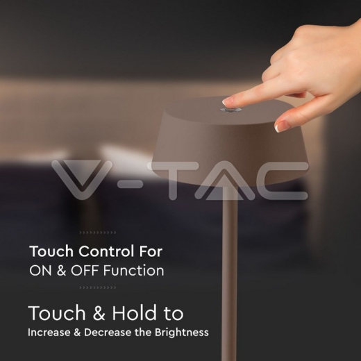 2W LED Table Lamp Corten Body 3000K IP54 - 3