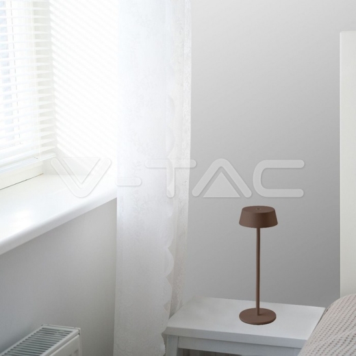 2W LED Table Lamp Corten Body 3000K IP54 - 8