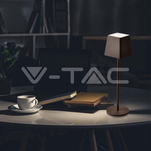 Lámpara de mesa 2W IP54 Marrón 3000K - 8