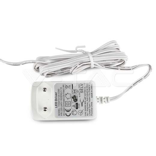 Lámpara de mesa LED 3.6W cuerpo blanco 3000K - 5