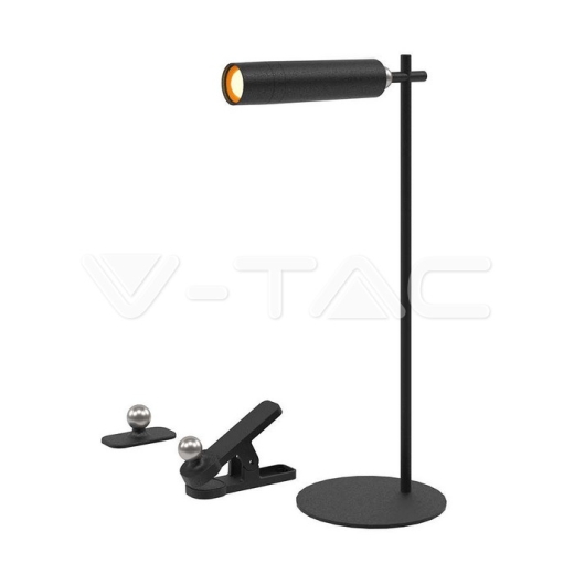 3W LED Magnetic Table Lamp Rechargeable 4000K Black Body - 1