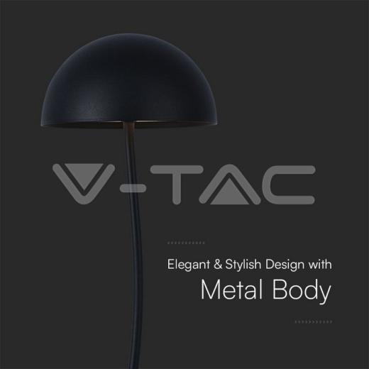 Lámpara de Mesa LED 3W 3000K Cuerpo Negro - 2