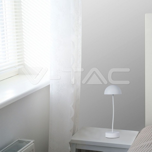 Lámpara de Mesa LED 3W 3000K Cuerpo Blanco - 7