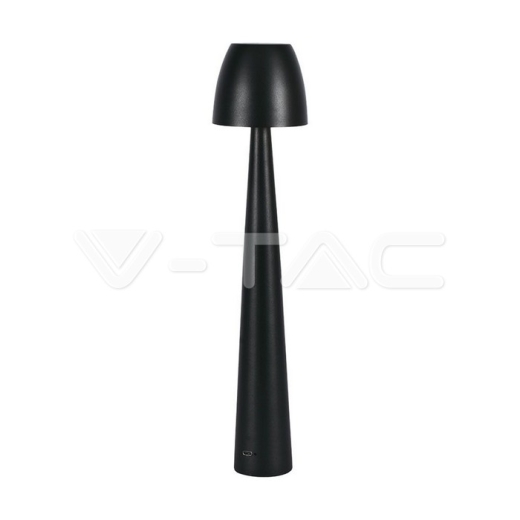 2W LED Table Lamp (80x370) 3in1 Dimmable Black Body - 1