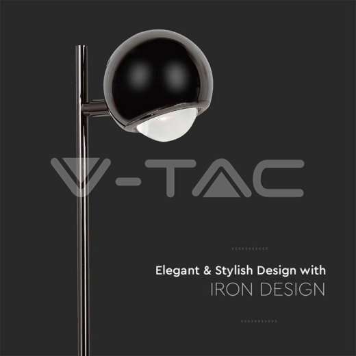 Lámpara de Mesa LED 6W Cuerpo Negro 3000K - 2