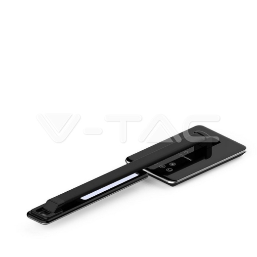 5W LED Table Lamp 3 in 1 Wireless Charger Square Black Body - 3