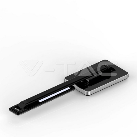 Lámpara Escritorio 5W CCT Carga Wireless Base Cuadrada Negra - 2