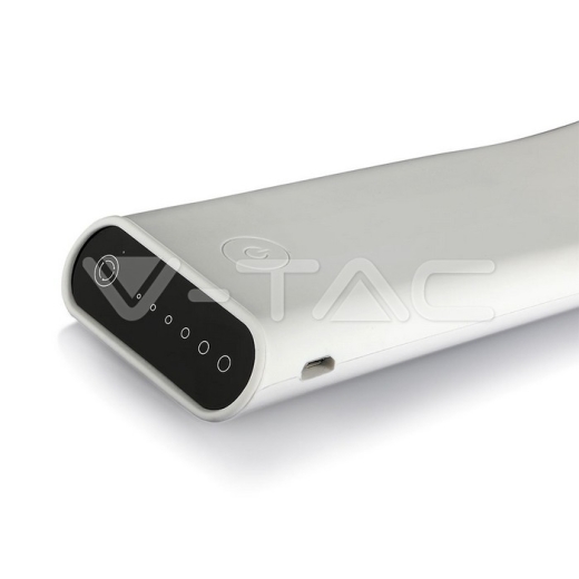 6.5W LED Table Lamp Flexible & Slim 3 in 1 White - 6