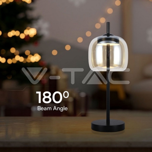 LED Designer Table Lamp Metal + Glas Body 3000K - 2