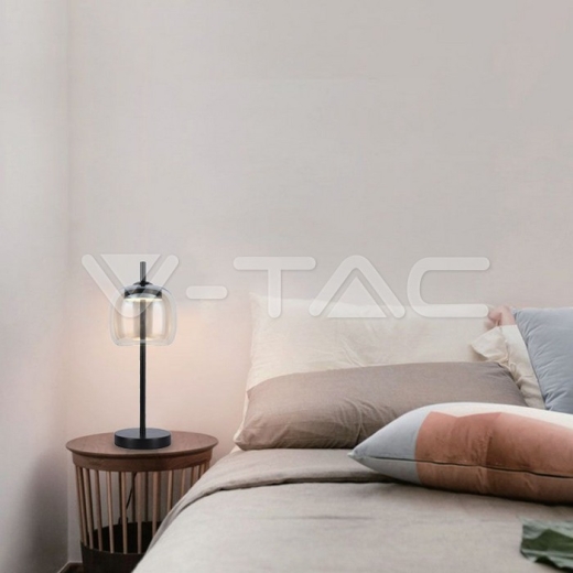 LED Designer Table Lamp Metal + Glas Body 3000K - 4