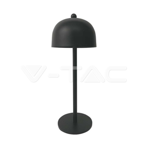 LED Table Lamp 1800mAh Battery 115x300 3in1 Black Body - 1