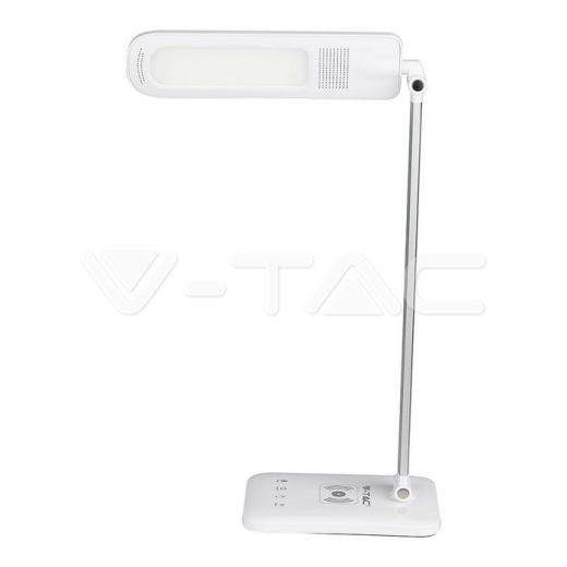 7W LED Table Lamp With Wireless Charger 3in1 White - 6