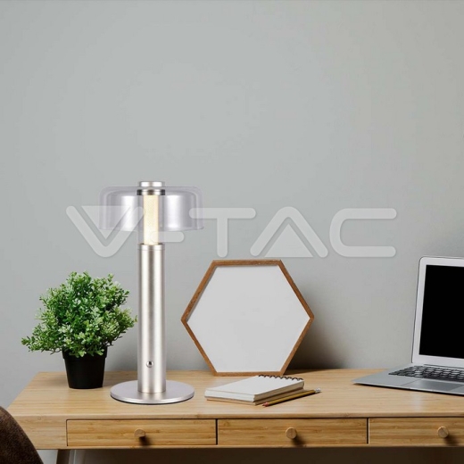 LED Table Lamp 1800mAh Battery 150 x 300 3 in 1 Champagne Body - 6
