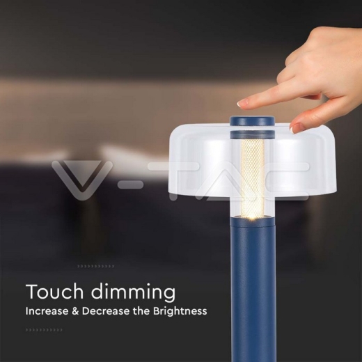 LED Table Lamp 1800mAh Battery 150 x 300 3 in 1 Violet Body - 3