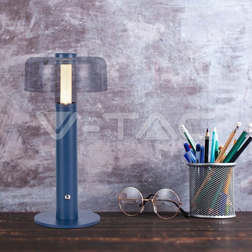 LED Table Lamp 1800mAh Battery 150 x 300 3 in 1 Violet Body - 7