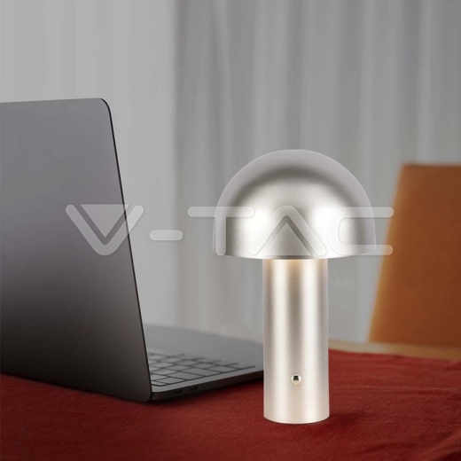 LED Table Lamp 1800mAh Battery 150x250 3in1 Champagne Gold Body - 7