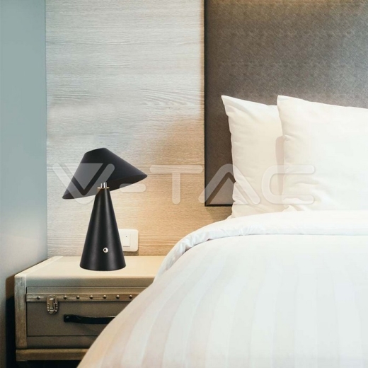 LED Table Lamp 1800mAh Battery 180 x 240 3 in 1 Black Body - 7