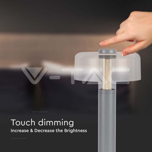 LED Table Lamp 1800mAh Battery 150 x 300 3 in 1 Grey Body - 3