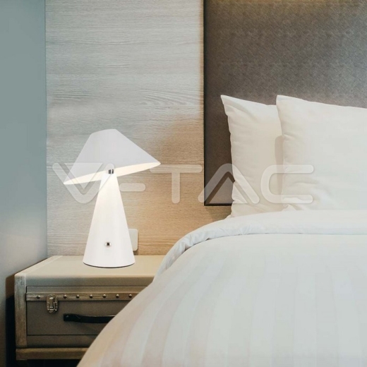 LED Table Lamp 1800mAh Battery 180 x 240 3 in 1 White Body - 7