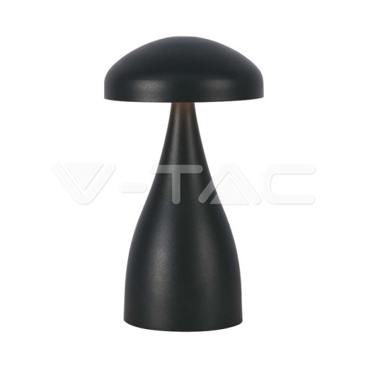 LED Table Lamp 800mAh Battery 120x220 3in1 Black Body - 1