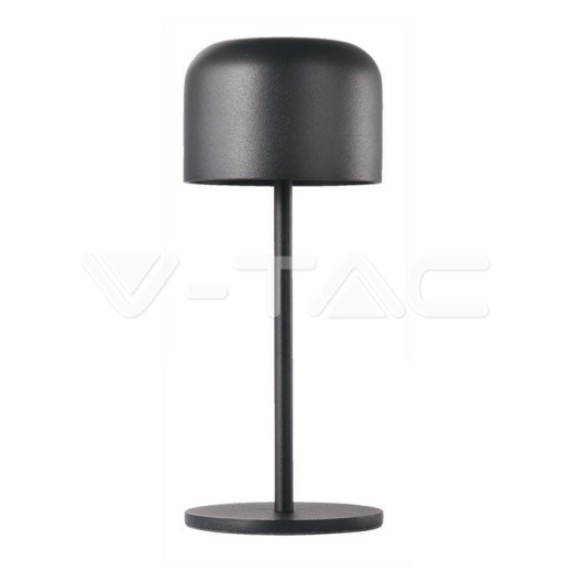 LED Table Lamp 2200mAH Battery D86*H210mm Black Body IP54 - 1