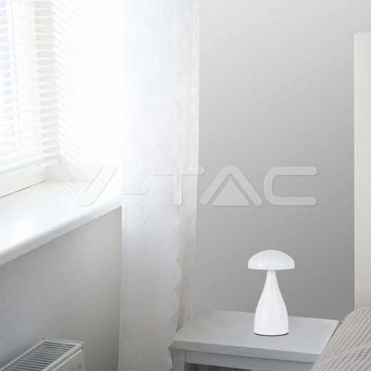 Sobremesa LED 800mAh Batería 120x220 3en1 Cuerpo Blanco - 7