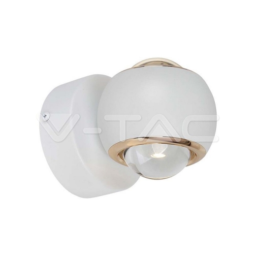10W LED Wall Lamp Light White Body 3000K - 1