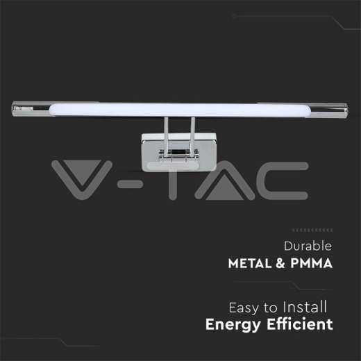 Lámpara para espejo 12W LED Cromo 4000K ф640mm - 2