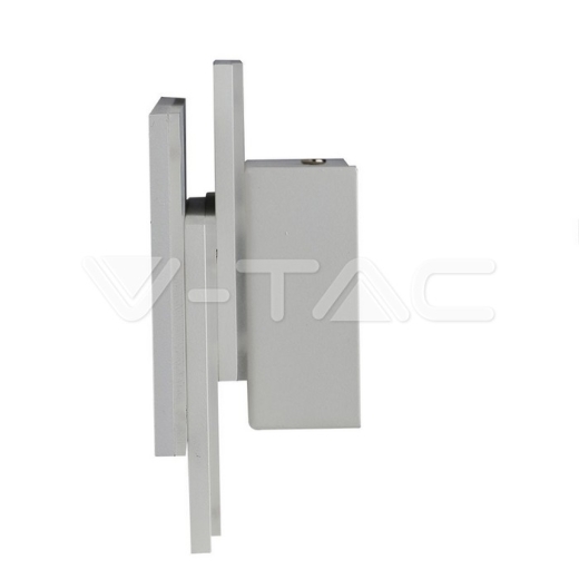 12W LED Wall Light Grey Body Natural White - 3