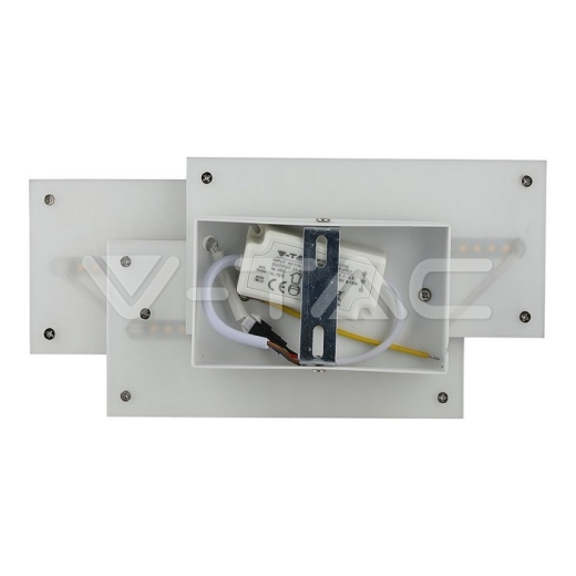 12W LED Wall Light White Body Natural White - 4