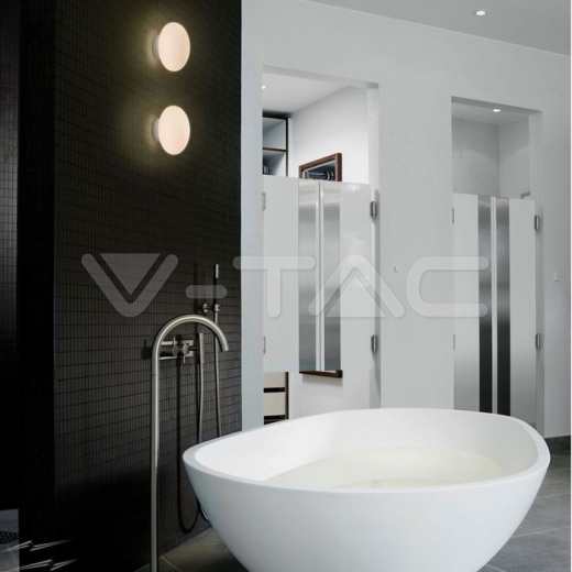 Lámpara de pared 12W LED Dimmable cuerpo blanco 3000K - 8