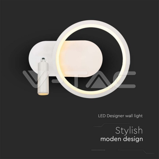 Aplique de Diseño LED 14W 250*100*180mm Cuerpo Blanco 4000K - 2