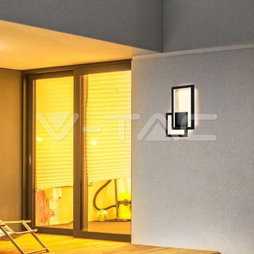 Aplique LED 20W Cuerpo Negro 3000K IP20 - 7