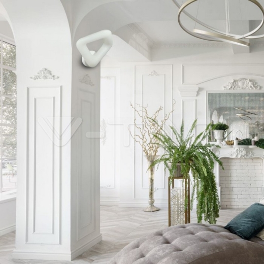 Lámpara de pared 20W LED Dimmable cuerpo blanco 3000K - 9