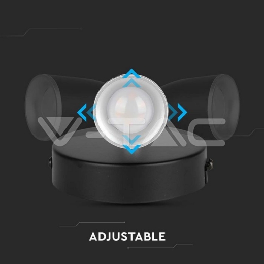 Lámpara de pared LED 4.5W 400K Cuerpo Negro - 5