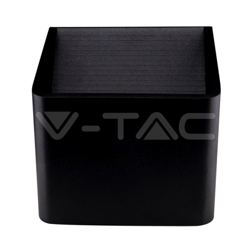 5W Wall Lamp Bridglux Chip Black Body Square 4000K - 2