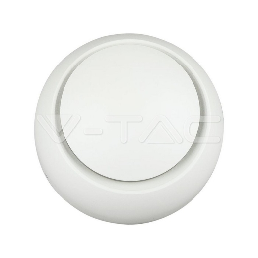 5W Wall Lamp With Bridglux Chip White Body Round 4000K - 5