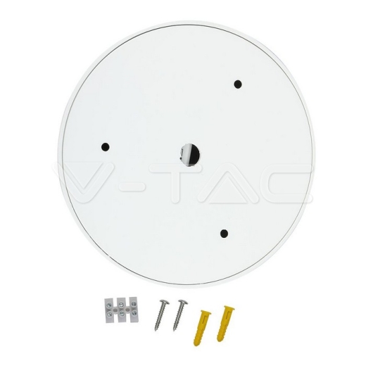 5W Wall Lamp With Bridglux Chip White Body Round 4000K - 6
