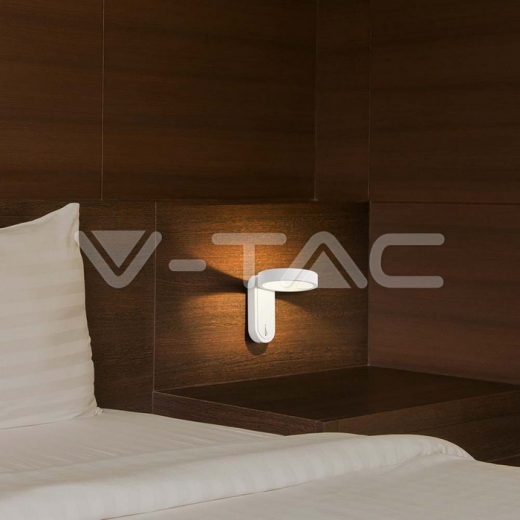 Aplique LED 5W 3000K+4000K Cuerpo Blanco IP20 - 7