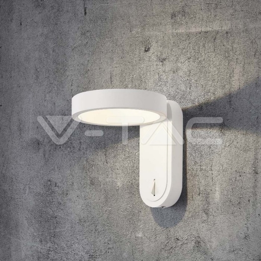 Aplique LED 5W 3000K+4000K Cuerpo Blanco IP20 - 8