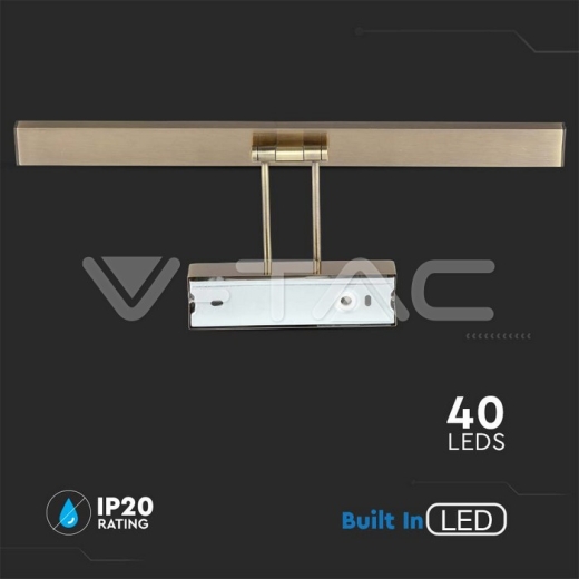 8W LED Picture/Mirror Lamp Golden 3000K - 6