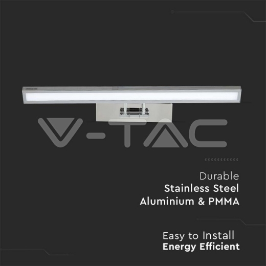 8W LED Picture/Mirror Lamp Chrome 3000K - 5