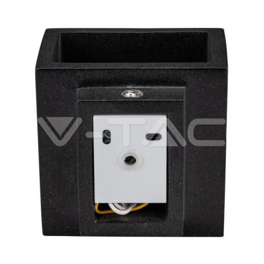 G9 LED Concrete Wall Lamp Square Dark Grey - 3