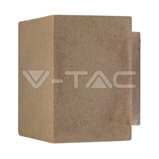 G9 LED Concrete Wall Lamp Square Light Grey - 1